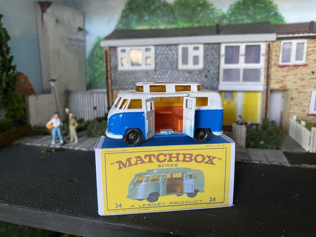MIGNON Cute ! MATCHBOX LESNEY - VOLSKWAGEN CAMPER N° 34 - COMBI