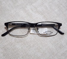 NEW OSCAR DE LA RENTA OSM 839 GLASSES BLACK METAL PLASTIC 53-15-145 FULL-RIM