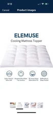 Full XL Mattress Topper, Extra Thick Mattress Cooling  Alternative Filling