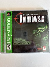 Tom Clancy's Rainbow Six PS1 (1998) Disc w/ Case