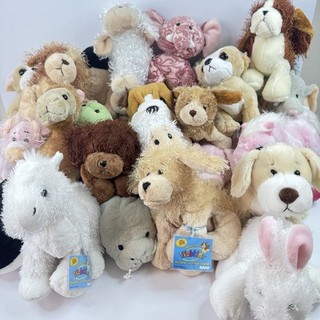 Ganz Webkinz Lot Of 25 Assorted Plush Stuffed Animals NO CODES Except For 2
