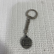 Vintage Pepsi-Cola Advertising Keychain With Circular Logo