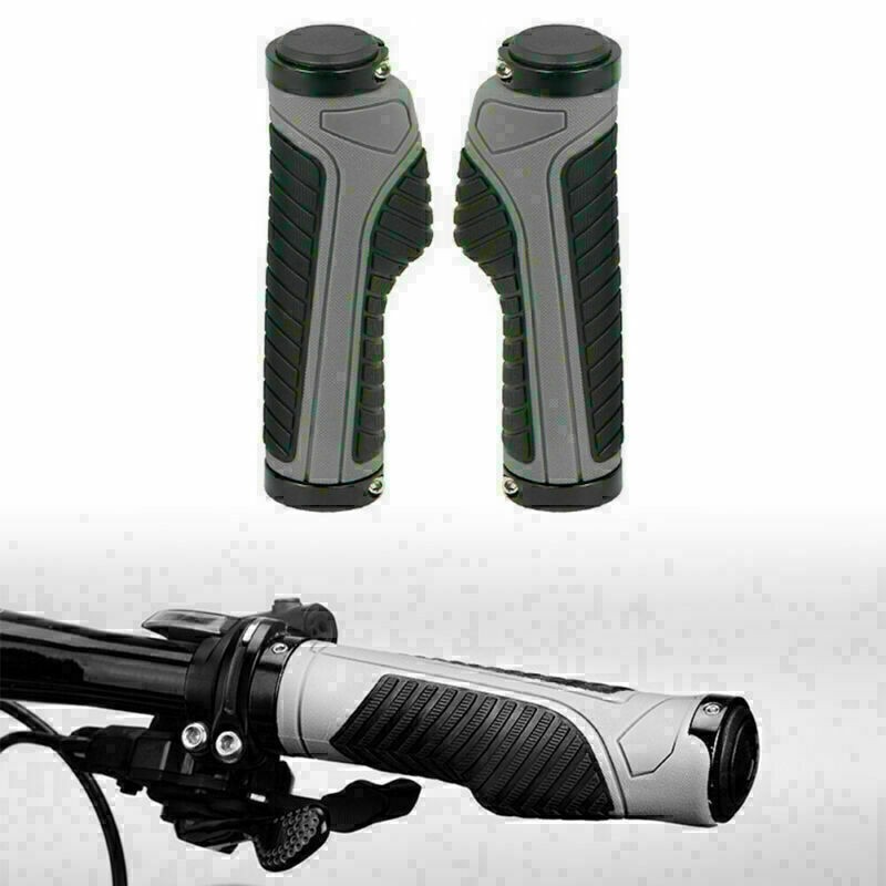 Bike Grips Rubber Mountain Bike MTB Handlebar Ergonomic Cycling Lock On TPR