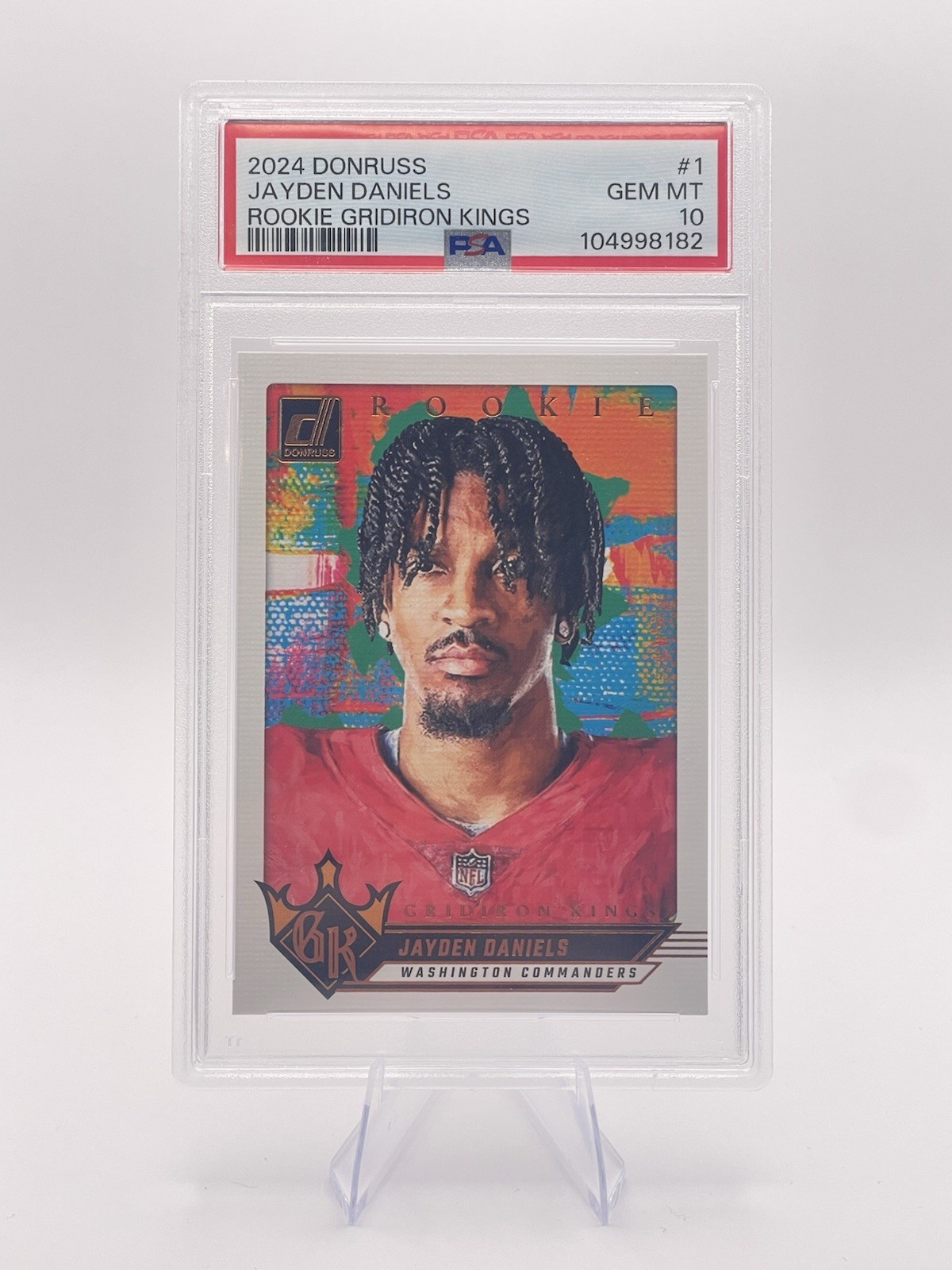 Jayden Daniels Panini Donruss Rookie Gridiron Kings #1 Base