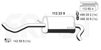 EndschalldäMpfer NachschalldäMpfer Ernst 112239 FüR Lupo Vw 6X1 6E1 1 16V