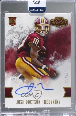 2016 Panini Honors Rookie Auto Gold 11/50 Josh Doctson #96 Rookie Auto RC 1u6