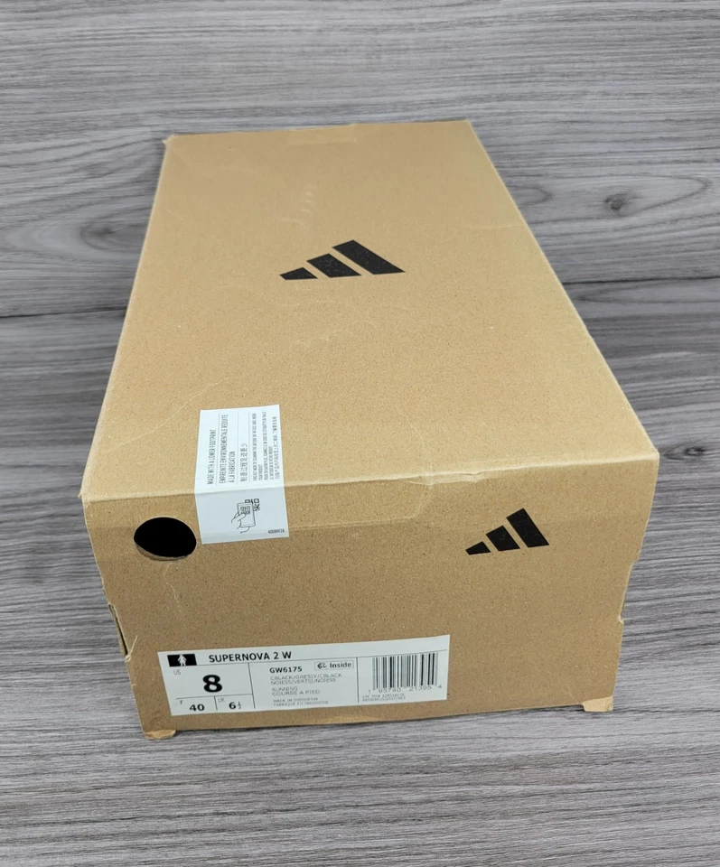 Size 8 - adidas Supernova 2 Black Grey W - Image 2 of 4