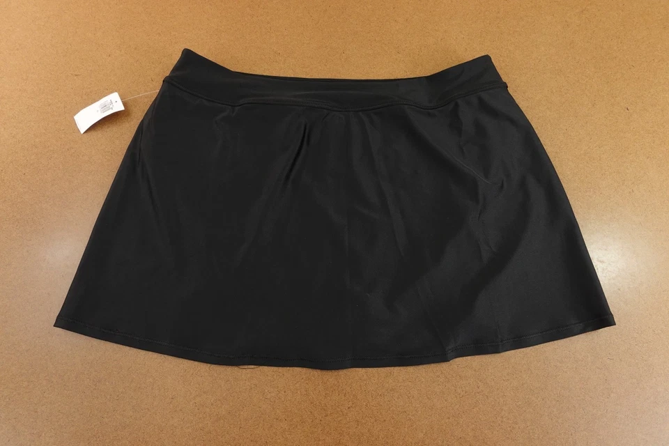 Old Navy Womens Size XL Black Matte High-Waisted Swim Skirt NWT - Image 4 of 4