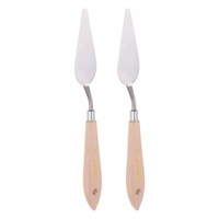 2 StüCk Nr. 15 Malpalette Messer Aus Rostfreiem Stahl Mit Spitzem Spatel