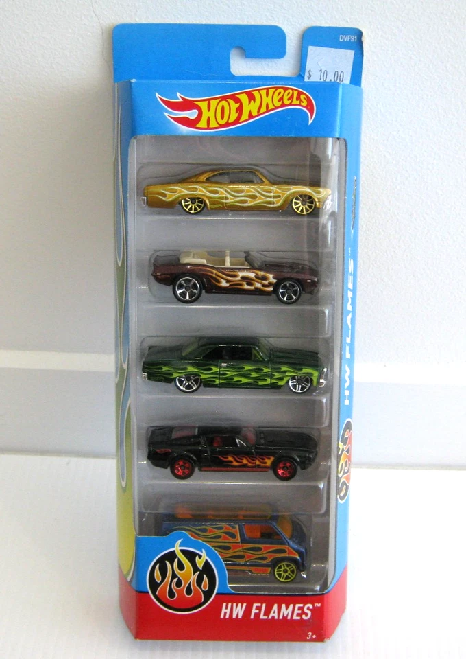 Hot Wheels HW Flames 5 Pack - 2016 - Diecast Vehcile - Image 2 of 3