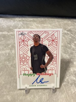 Aiden Sherrell 2023 Leaf Holiday AUTO RC Alabama Crimson Signed Autograph Rookie