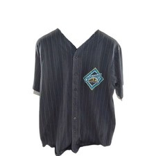Vintage Jacksonville Jaguars Pinstripe Baseball Jersey Men's Size XL