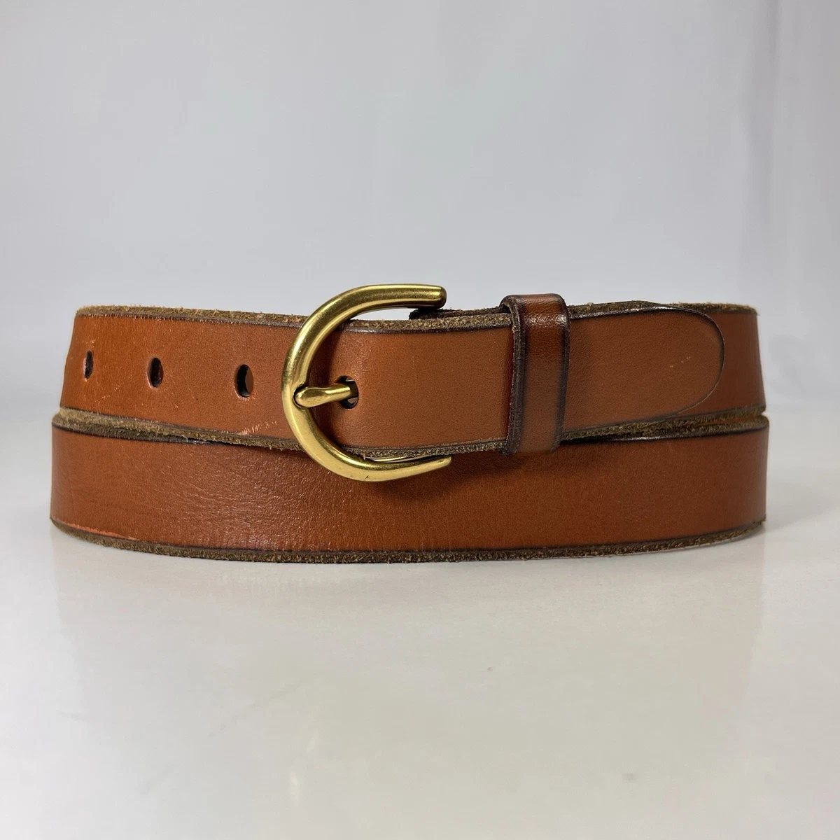 Fossil TAN BROWN GENUINE LEATHER 1 1/8\