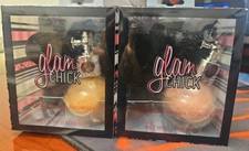 Glam Chick 2 SCENTED SHIMMER POWDER Body Shimmer ~ Pink & Gold~ 0.33 oz NEW