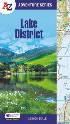 Lake District Adventure Atlas: With Ordnance Survey Mapping by A-Z Maps (English