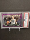 2024 CAITLIN CLARK -PANINI PRIZM DRAFT PICKS CAMPUS LEGENDS PURPLE WAVE #5 PSA 9