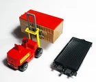 Lot of 2 Vintage Matchbox Superfast #15 Fork Lift & #25 Flat Car w/NYK Container