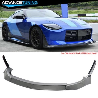 Fits 23-26 Nissan Z 400Z VRS Style Front Bumper Lip Winglets Carbon Fiber Print