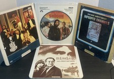 Lot Of 4 CED MOVIE SHOGUN MISSING GREAT TRAIN ROBBERY IMPROPER CHANNELS