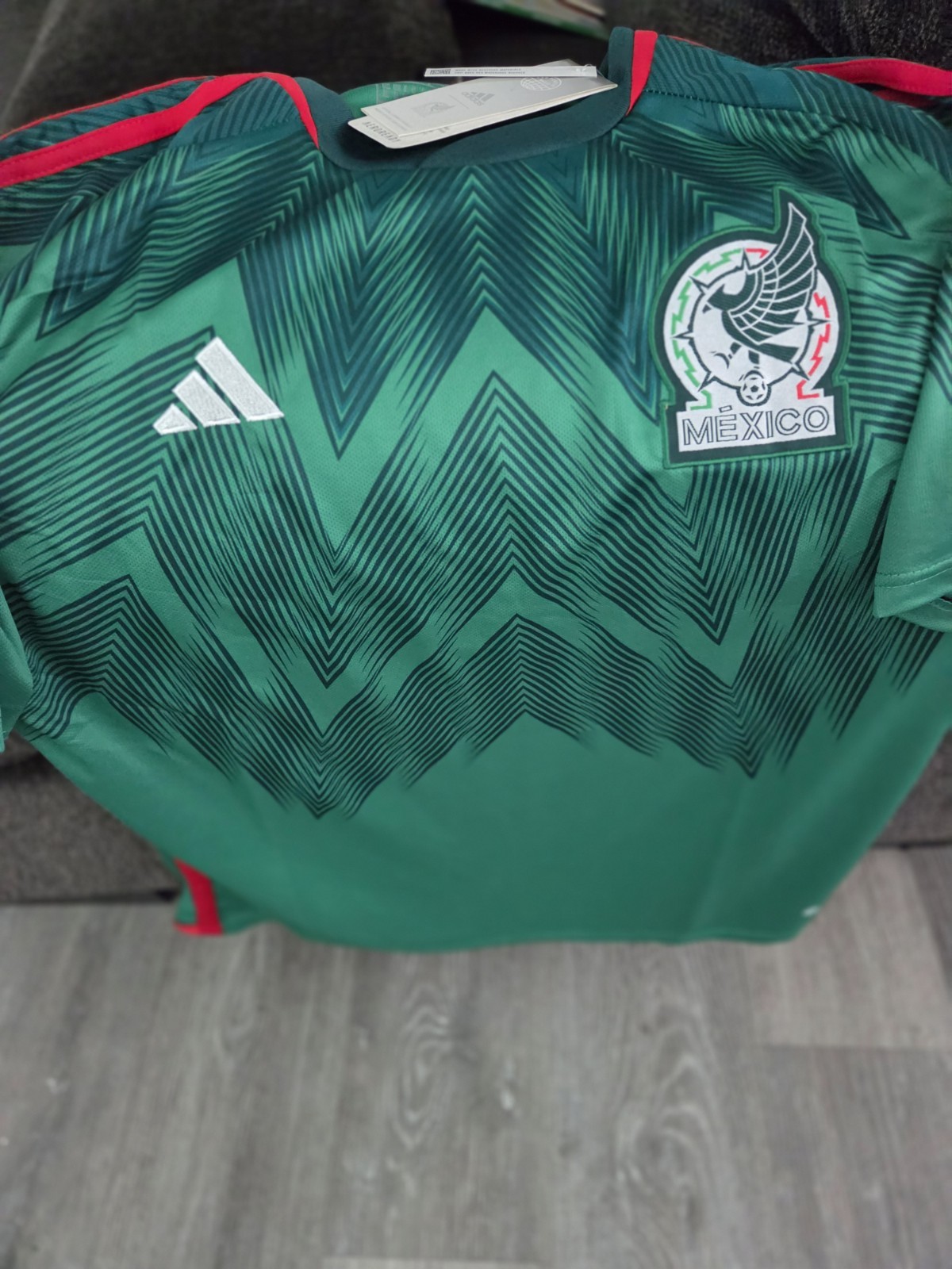 Mexico Soccer Futbol Green Jersey XL
