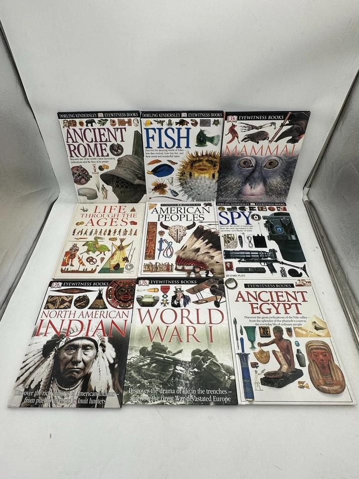 Lot of 19 DK Eyewitness/Millennium Books Science History Homeschool HC - Image 3 of 4