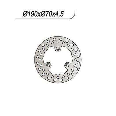 HINTERE BREMSSCHEIBE APRILIA SR STREET H2O HIPER2 50  2007 6591107#43