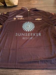 Noah Gragson #42 Signed Sunseeker Resort Crew Shirt XL