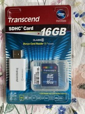Transcend 16 GB, Class 10 (10MB/s) - SDHC Card - (TS16GSDHC10) RRP £49.95