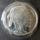 2015 5oz Silver Buffalo Round in Plastic