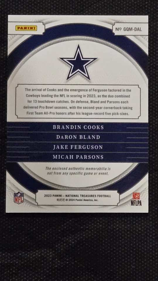 National treasures football Cooks, Bland, Ferguson, Parson 2023 - Image 2 of 4
