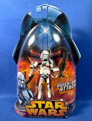 Star Wars COMMANDER BACARA #49 Figure REVENGE OF SITH Quick-Draw ROTS 2005 85563