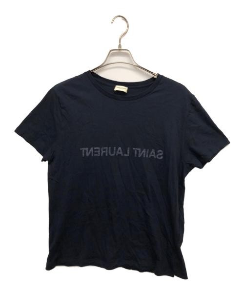 SAINT LAURENT T shirt L Saintlaurent Jeans logo rovesciato