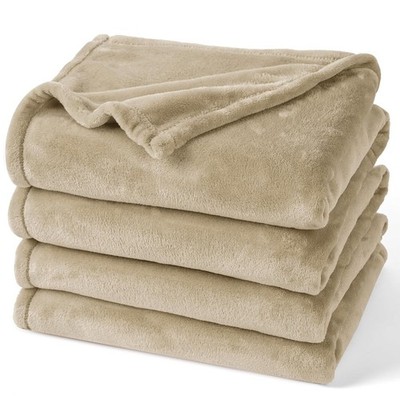PHF Ultra Soft Fleece Blanket King Size 300gsm Lightweight Cozy Bed Throw