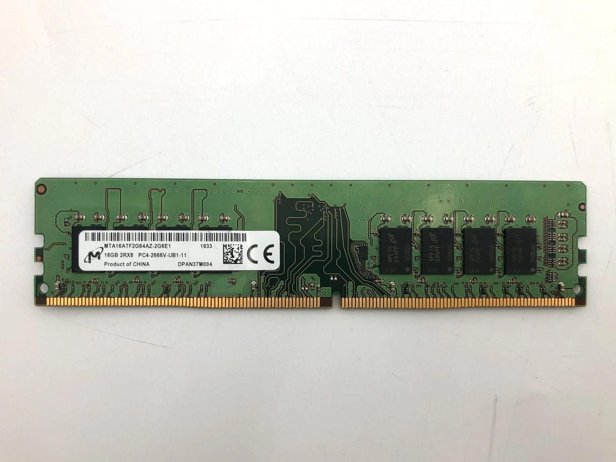 Micron DDR4 SDRAM 16 GB Total Capacity Memory (RAM) for sale | eBay