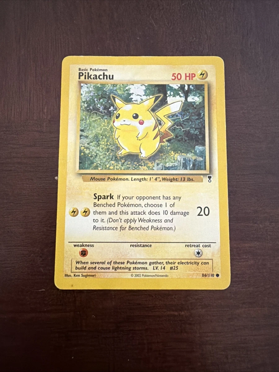 Pikachu Pokémon TCG Legendary Collection Individual Collectible
