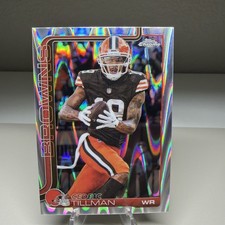 2025 Toppschrome Football Cedric Tillman RayWave #67 Browns