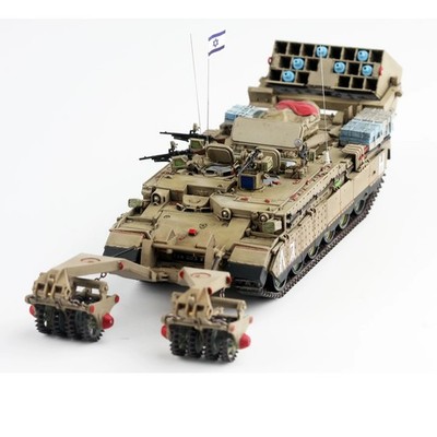 88MODEL 1/72 Painted Israeli IDF PUMA Armored Engineering Vehicle Model Ornament