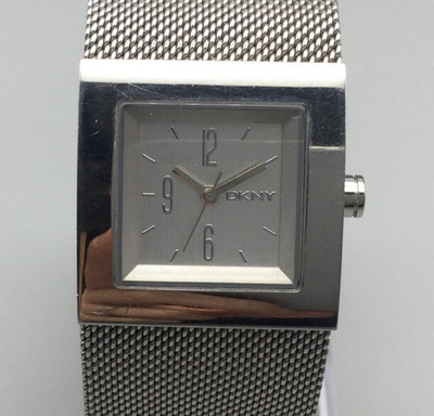 DKNY Silver Square-Face Mesh Bracelet Watch DKNY Women NY-3329 Silver Mesh Band Square Stainless Steel  main image 4