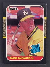 Mark Mcgwire 1987 Leaf 46 Rookie Card