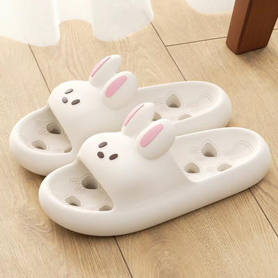 Cartoon Frauen Badezimmer Hausschuhe niedliche rutschfeste undichte Sandalen Mode dicker Boden