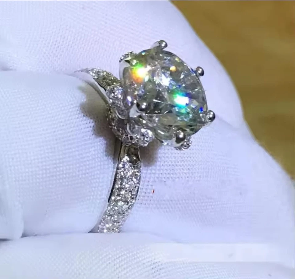 Bague or jaune 750/1000 (18 carats)+diamants et pierre rose  - Photo 2/4
