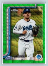 2025 Topps Pro Debut #PDC-104 Dalton Rushing Chrome Green Refractor #/99