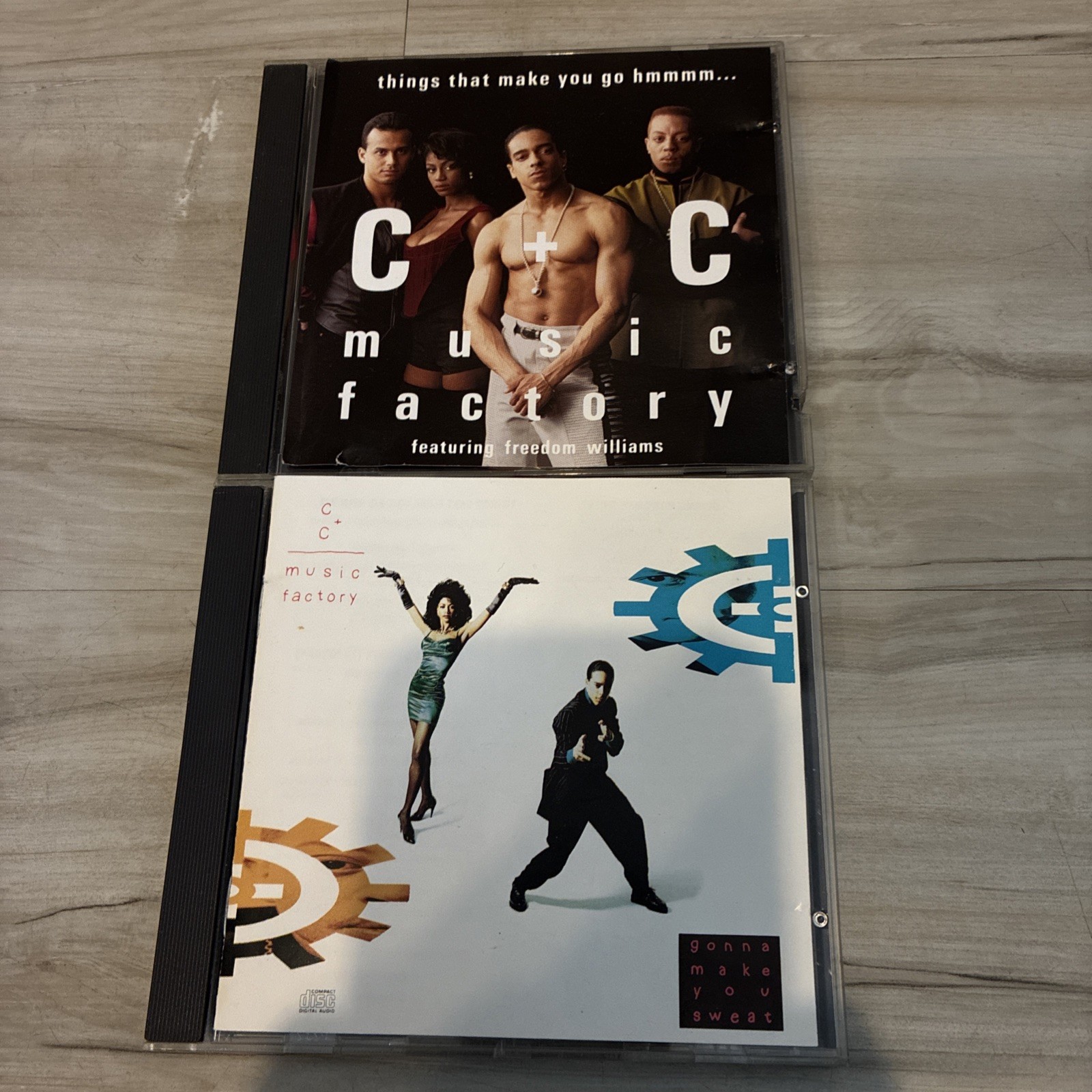 C+C Music Factory Things 2 CD LOT That Make You Go Hmmm Single Remixes & Gonna