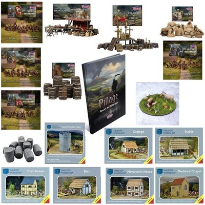 Plünderungskriegsspielbuch, Warbands und Zubehör 28mm (Maßstab 1:56)
