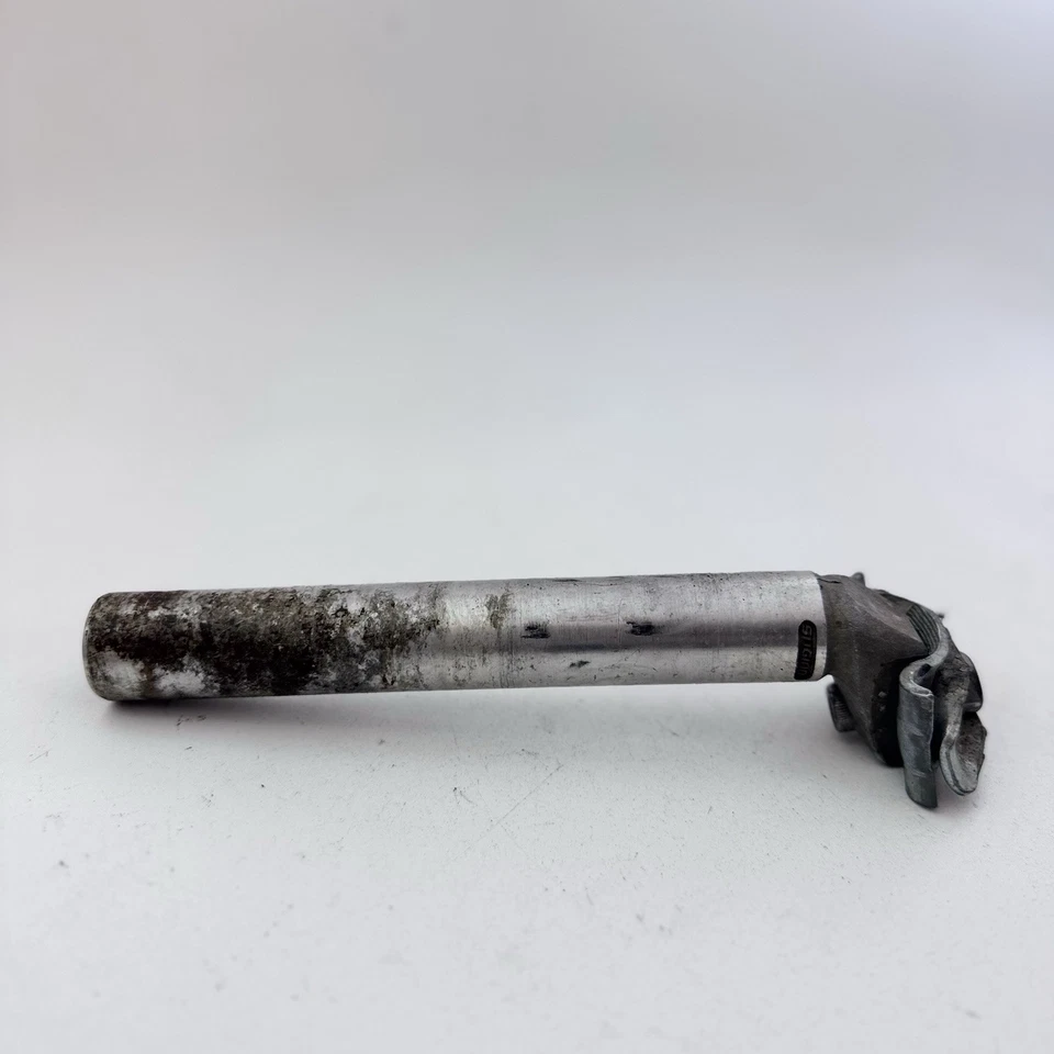 Vintage Sugino SP-K Seatpost 27.2 mm Alloy Japan Road Bike Quill Post Silver A74 - Image 2 of 4