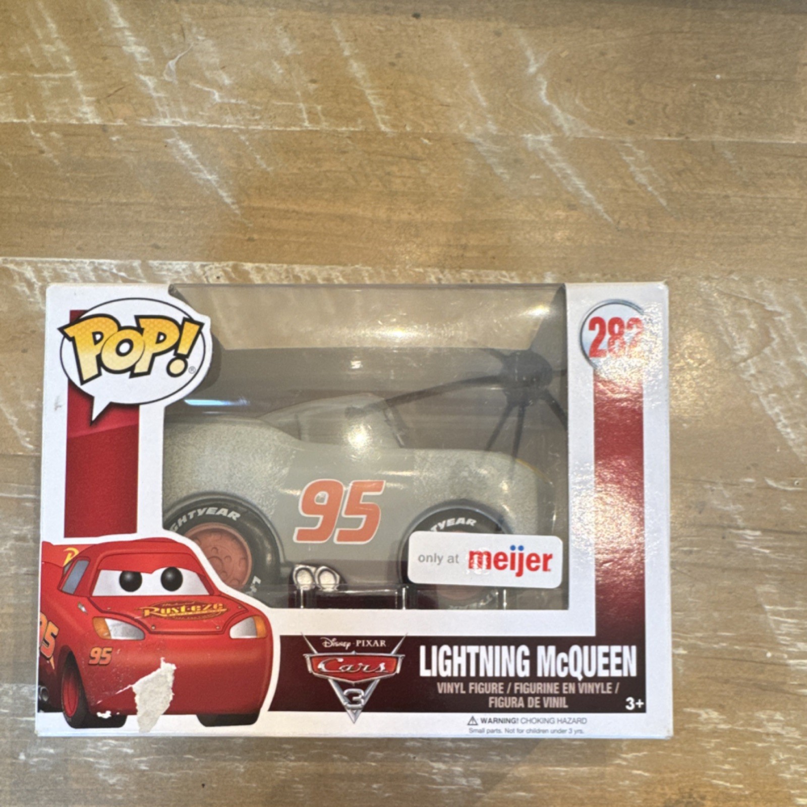 Funko Pop! Cars Lightning McQueen Meijer Exclusive Vinyl Figure #282
