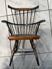 Vintage Wooden Windsor 15x11 Doll Chair Pre Owned In Good Condition