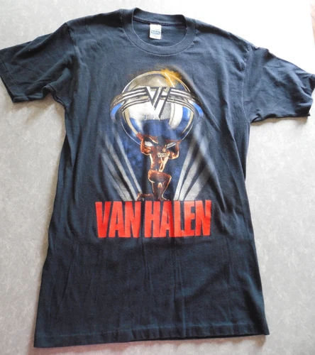 Original VAN HALEN TOUR 5150 CONCERT T-SHIRT, B 1980s vintage concert t-shirt, vintage, single stitch, B+ condition