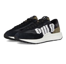Polo Ralph Lauren Men's Train 89 Logo Colorblocked Sneakers US 8 D Black