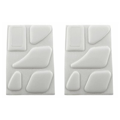 2 Sets - PTFE White Mouse Feet Skates for Razer Naga Pro V1 Wireless Mouse